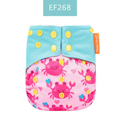 Happyflute Waterproof Bamboo Charcoal Cloth Diaper for Baby