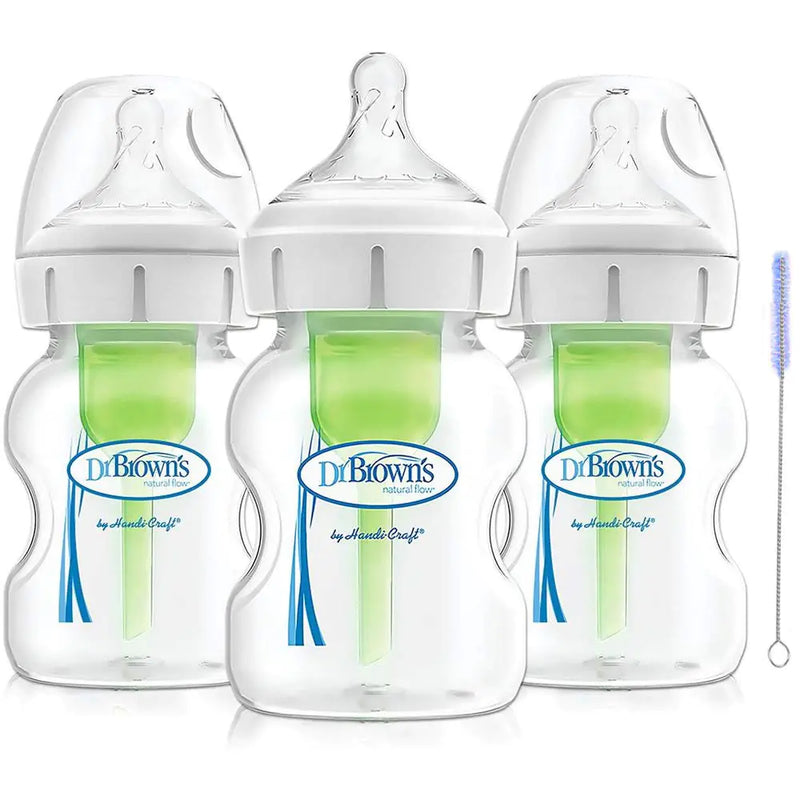 Dr. Browns 5 oz Options+ Wide-Neck Bottles 3-Pack