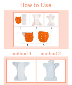 Digital Printed Washable Cloth Diaper for Babies