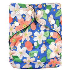 Baby Cloth Diapers with Double Buttons, Leak-Proof PUL