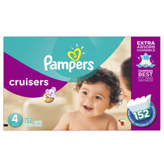 Pampers Cruisers Diapers Size 4 152 Count