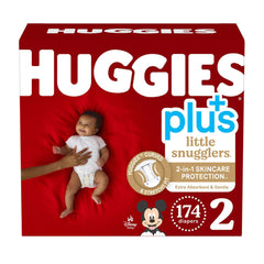 Huggies Little Snugglers Plus Diapers Size 2 174 Count