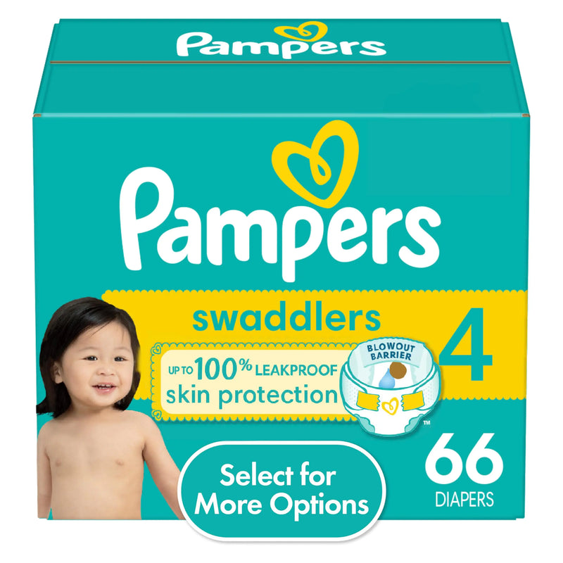 Pampers Swaddlers Baby Diapers Size 4 66 Ct