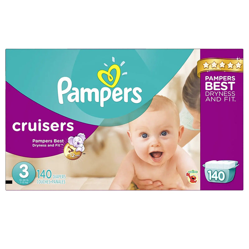 Pampers Size 3 Cruisers Diapers 140 Count