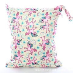 SGS Certified Double-Zipper Diaper Bag for Babies
