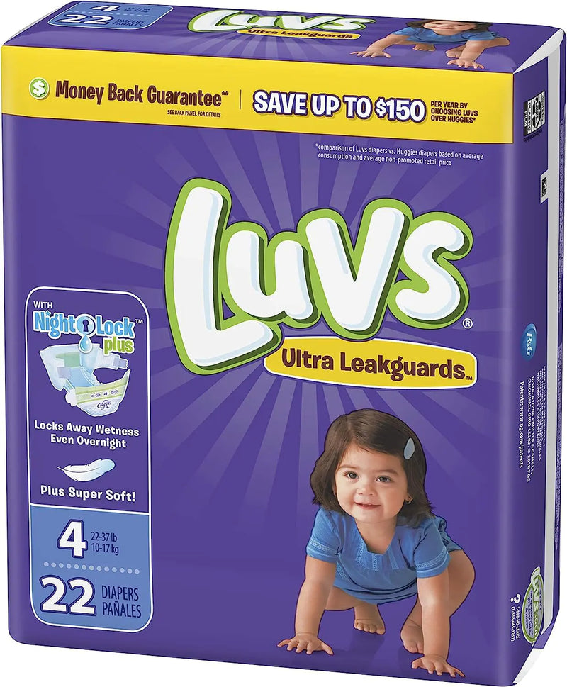 Luvs Diapers Size 4 22 Count