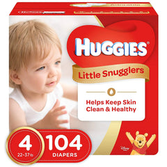 Huggies Little Snugglers Baby Diapers Size 4 104ct