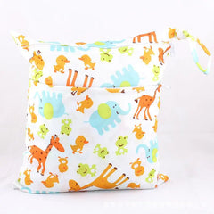 SGS Certified Double-Zipper Diaper Bag for Babies