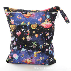 SGS Certified Double-Zipper Diaper Bag for Babies