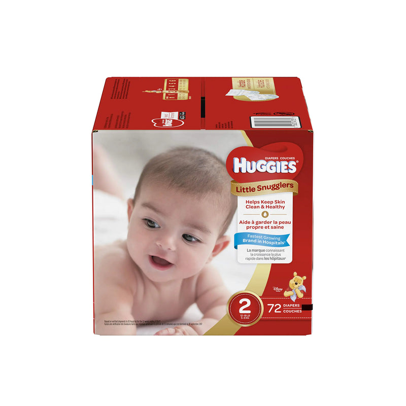 Huggies Little Snugglers Diapers Size 2 72 Count (Packaging May Vary)