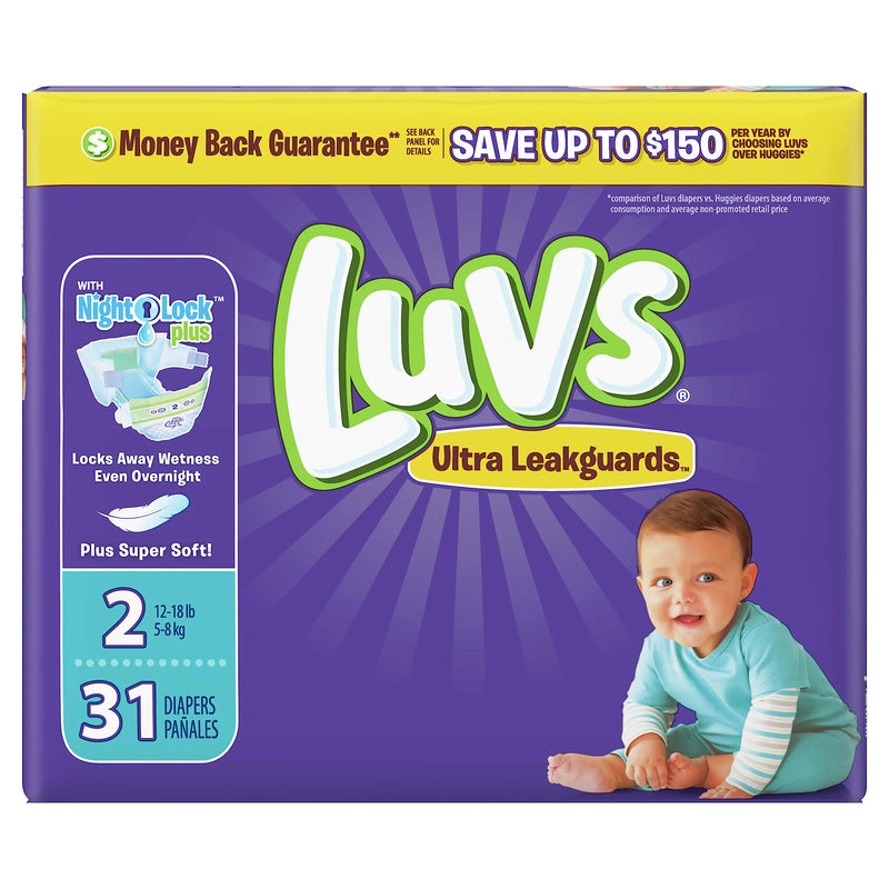 Luvs Diapers Size 2 31 Count