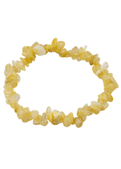 Citrine Chip Stretch Bracelet