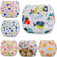12-Color Adjustable Baby Cloth Diapers for Summer