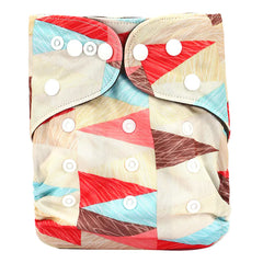 Baby Cloth Diapers with Double Buttons, Leak-Proof PUL