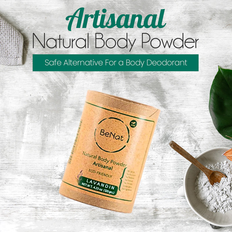 🇺🇸 beNat All-Natural Body Powder. Eco-Friendly.