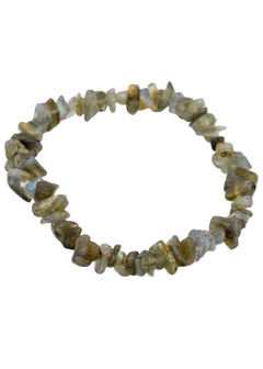 Labradorite Chip Stretch Bracelet