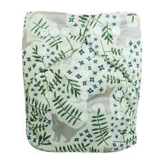 Baby Cloth Diapers with Double Buttons, Leak-Proof PUL