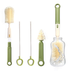 Baby Bottle Brush Set Compatible with Dr Browns Silicone Cleaning Brush for Dr Brown Bottles Bottle Cleaner kit for Dr Browns Glass Bottles