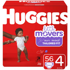 Huggies Little Movers Baby Diapers Size 4 56 Ct